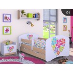 Otroška postelja Happy babies Srce iz rožic 04